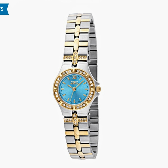 Invicta Accessories - Invicta Women's Gold and Silver Gemstone Watch Blue Dial
